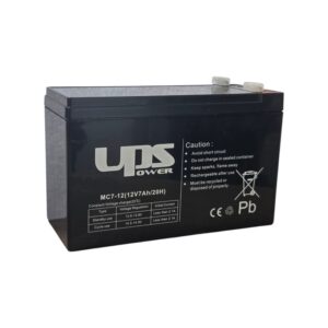 UPS 12V 7Ah akkumulátor, UPS MC7-12 akkumulátor riasztóba, UPS riasztó akkumulátor