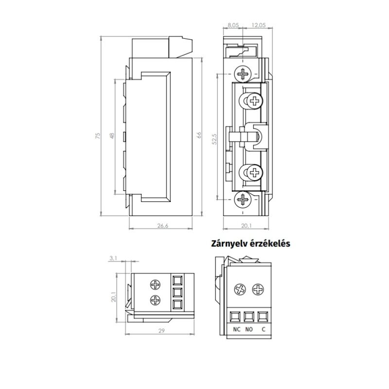 DORCAS-99-1-NF305-512-TOP méret