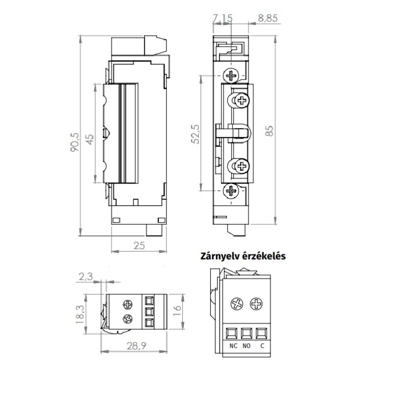 DORCAS-99NF305-412-PRE méret