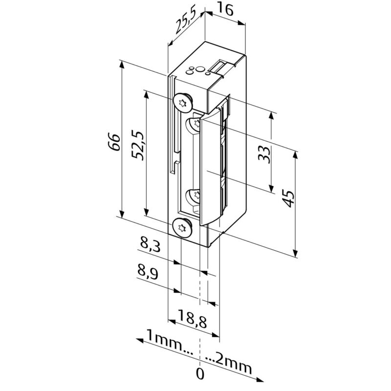 FF-118F-A71 mágneszár rajz