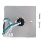 FMB-B-25SS-2 nyomógomb INOX pajzs, NO/C/NC kimenet