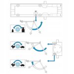 Assa Abloy DC135-EV1 ajtóbehúzó csúszó sínnel