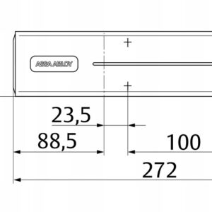 Assa Abloy DC700-EV1 ajtóbehúzó méret
