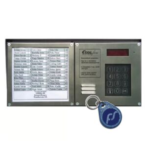 Codefon EVKT kaputelefon felületre nagy névtábla kártyaolvasóval