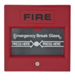 CPK-860C kézi jelzésadó, betörhető üveges, piros - tűzjelző rendszerekhez