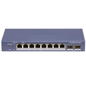 Hikvision DS-3E1510P-SI-8P2F 10 portos Gbit PoE switch