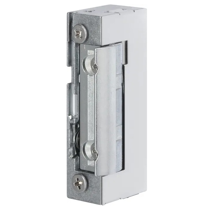 eFF FF-118E-A71 elektromos zár, feszültségre nyitó keskeny kiiktathatő mágneszár, FaFix, 10-24V ac/dc