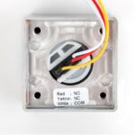 FMB-G-25SS-2 gomba alakú nyomógomb, rozsdamentes ház, falon kívüli bekötés