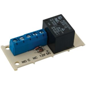 12V Relé panel, 1 morzés jelfogó, 7A