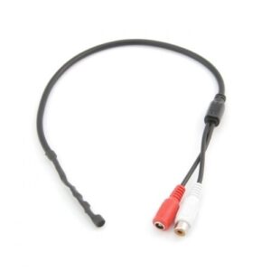 Techson TC MIC002 mikrofon, miniatűr tokozás nélküli mikrofon csatlakozókkal