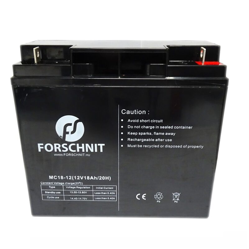 ups-12v-18ah-17ah-riaszto-akkumulator-MC18-12 UPS 12V 18Ah akkumulátor, UPS MC18-12 akkumulátor riasztóba, UPS szünetmentes tápegység akkumulátor, 12V 18Ah akkumulátor, 12V UPS akkumulátor riasztóba