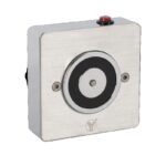 YLI YD-603 tartómágnes, INOX ajtótartó mágnes tűzgátló ajtók nyitva tartására