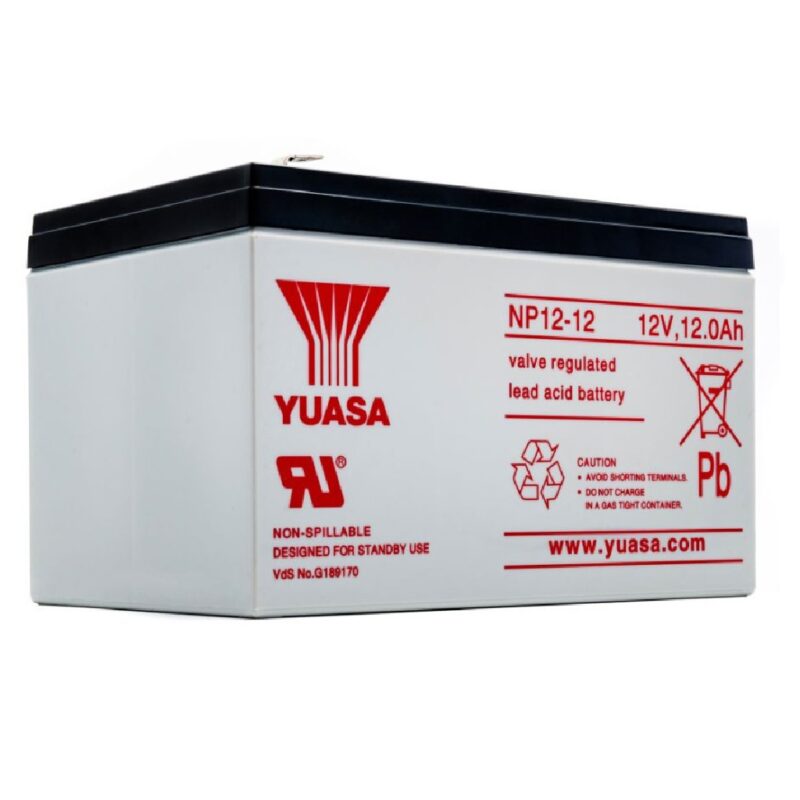 yuasa-12v-12ah-akkumulator-np12-12 YUASA NP12-12 akkumulátor, YUASA 12Ah akkumulátor, Yuasa 12V 12Ah akkumulátor, YUASA NP 12-12 akkumulátor riasztóba, Yuasa riasztó akkumulátor, YUASA akkumulátor riasztóba
