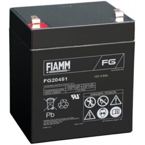 12V 4,5Ah akkumulátor Fiamm