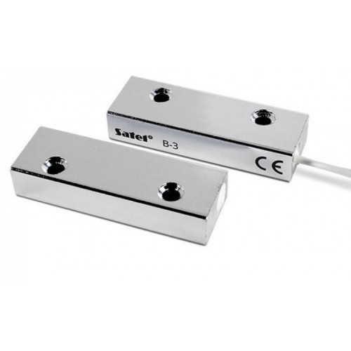 Satel-B-3-B3-nyitas-500x500-1.jpg Satel B-3 nyitásérzékelő, SA-B-3 Fém felületre szerelhető, B3 Reed kapcsolási távolság 31mm