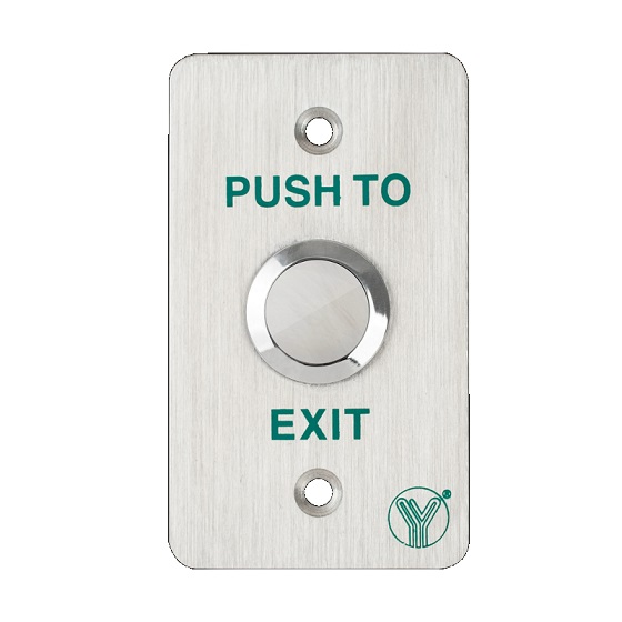 PBK-810B PBK-810B nyomógomb 86 x 50 INOX pajzzsal NO/NC