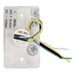 PBK-810B nyomógomb 86 x 50 INOX pajzzsal NO/NC