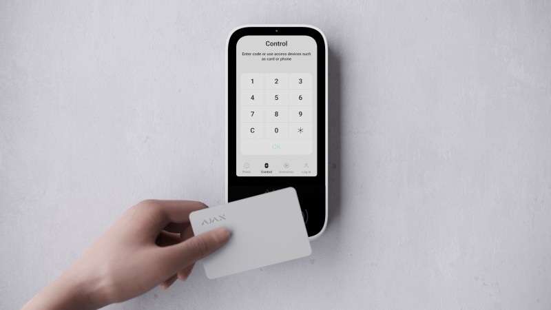 keypad touchscreen beléptető