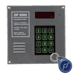 DP3000 társasházi kaputelefon érintőgombos központ