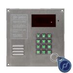 DP3001 INOX nyomógombos társasházi dp 3001 kaputelefon