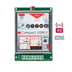 TELL COMPACT GSM II 4G IN2.R2 átjelző kommunikátor 4G, 2 bemenet 2 kimenet
