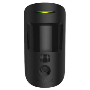 AJAX MOTIONCAM-PHOD-BLACK mozgásérzékelő PhOD beépített kamerával; kép felhasználói igényre; MotionCamera (PhOD) BL fekete