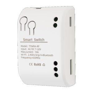 TYWRA-RF 1 csatornás RF + WiFi + Bluetooth relé modul (TUYA kompatibilis)