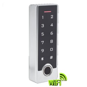 Silin SIB TF5EM-W-TUYA WIFI kültéri kódzár ujjnyomat- és 125KHz kártyaolvasóval, 12V dc, Kódzárak kártyaolvasóval, vandálbiztos kültéri kódkapcsolók