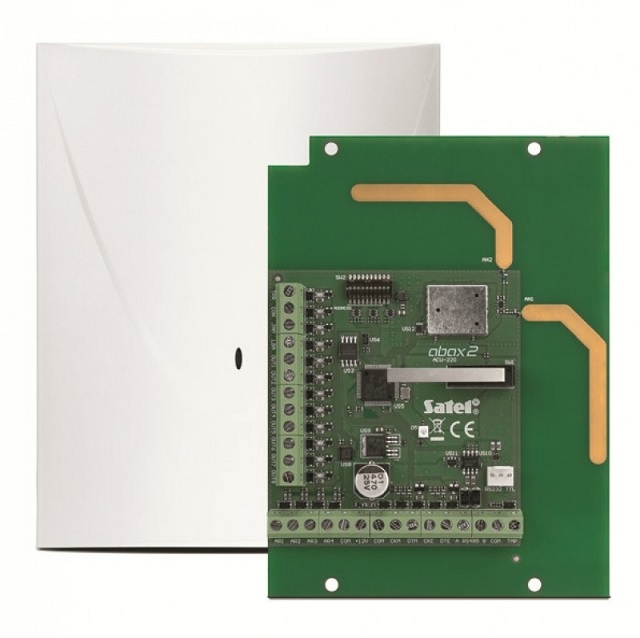 acu-220 Satel ACU-220 vezérlő, ABAX2 vezeték nélküli rendszervezérlő; két antennával