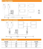 A 2 vezetékes IP kaputelefon FDH-622/S1 1 lakásos IP kaputábla vezeték igénye:
