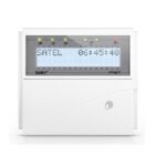 Satel INT-KLCDR-W LCD kezelő kártyaolvasóval, fehér háttérfény
