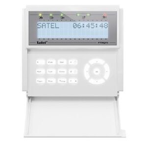 Satel INT-KLCD-W LCD kezelő, fehér háttérfény