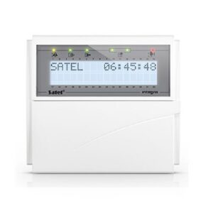 Satel INT-KLCD-W LCD kezelő, fehér háttérfény