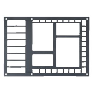 AM-RACS-B védőrács a CODEfon és DP Digital 21 lakásos kicsi névtáblákhoz