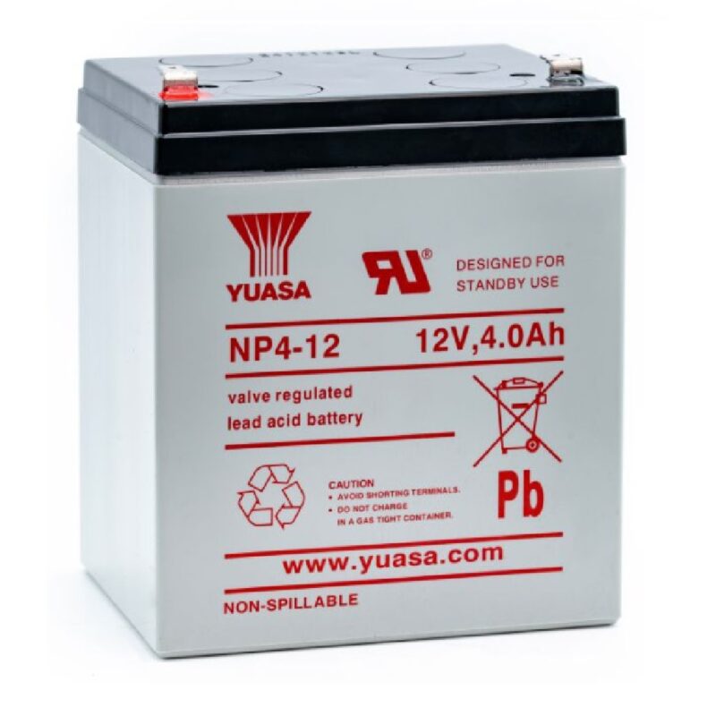 yuasa-12v-4ah-akkumulator-np4-12 YUASA NP4-12 akkumulátor, YUASA 4Ah akkumulátor, Yuasa 12V 4Ah akkumulátor, YUASA NP 4-12 akkumulátor riasztóba, Yuasa riasztó akkumulátor, YUASA akkumulátor riasztóba