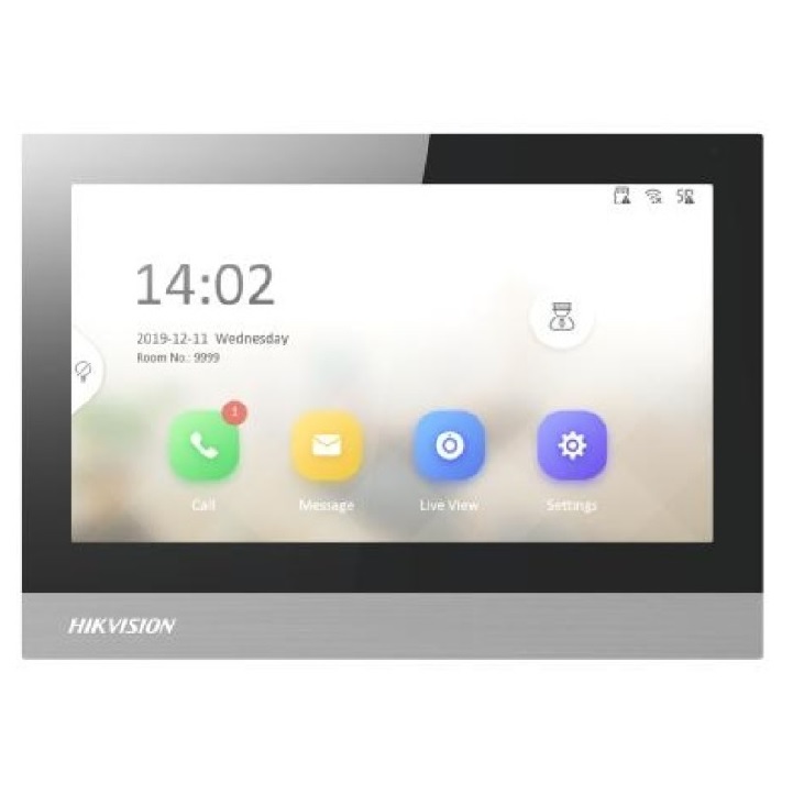 ds-kh8380-te1 Hikvision DS-KH8380-TE1 beltéri egység, 7" LCD