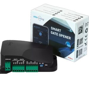 TELL OPEN.IOTING okos kapunyitó, 220V WiFi kapunyitó, 3be, 2 ki