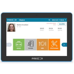 Predor PI-B-01 munkaidő terminál, fekete