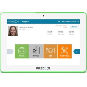 Predor PI-W-01 munkaidő terminál, fehér