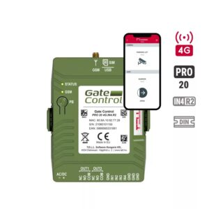 TELL Gate Control PRO 20 DIN rail - 4G.IN4.R2 kapuvezérlő modul 20 felhasználó