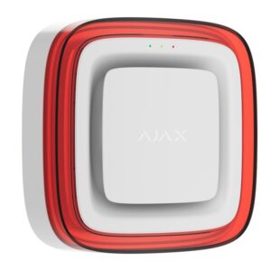 AJAX EN54-FIREPROTECT-SOUNDER-VAD-R hang- és fényjelző, Jeweller Red, White, Black