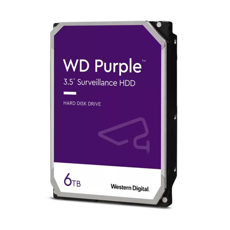 Western Digital Purple HDD 3,5'' WD SATA3 6TB WD64PURZ winchester