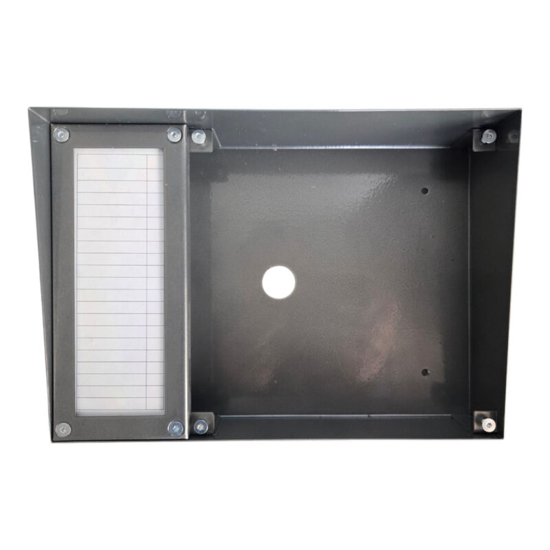 codefon-fk-feluletre-kis-doboz CODEfon EV-111F kicsi, EV_111F falon kívüli esővédő, EVKT-FK vízszintes névtábla