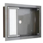 EVKT-S doboz, vízszintes kicsi névtábla, süllyesztett