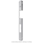 eFF FF-51335-05 zárpajzs, rozsdamentes hosszú derékszögben hajlított zár előlap, jobbos ajtóhoz