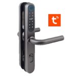 929PG-62-F(TUYA) Intelligens AIRBNB zár applikációval - fekete - ujjnyomat/RFID/PIN azonosítás  13,56 MHz