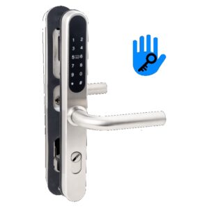 929SS-62-M(TT) Intelligens AIRBNB zár TTLock applikációval - RFID/PIN - INOX