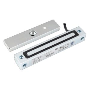 YLI YMP-180-S felületre szerelhető monoblokkos keskeny síkmágnes, 180kg , 30mm - visszajelzéssel