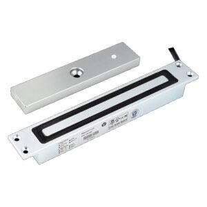 YLI YMP-380M-S süllyeszthető, monoblokkos keskeny síkmágnes, 300 kg tartóerő, 36 mm - visszajelzéssel