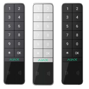 AJAX KeyPad-Outdoor Jeweller kezelő - vezeték nélküli kültéri billentyűzet, KEYPAD-OUTDOOR-GRAPHITE - szürke KEYPAD-OUTDOOR-WHITE - fehér KEYPAD-OUTDOOR-BLACK - feket